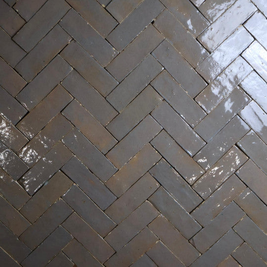 Véritable Bejmat de Fès - Gris Massai