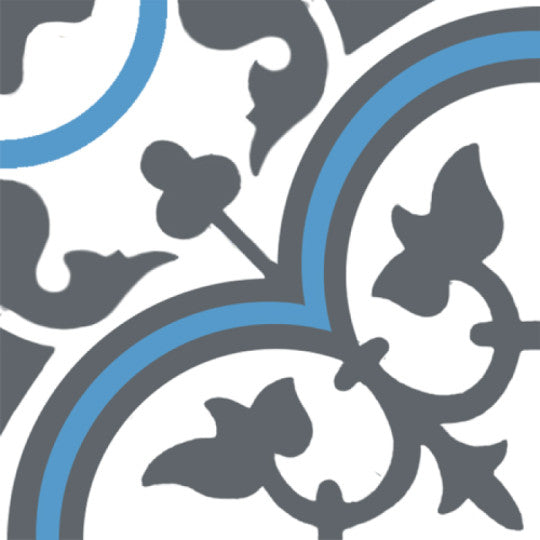 Carreaux de Ciment - Lyonnais - 20x20cm ≈ 18mm