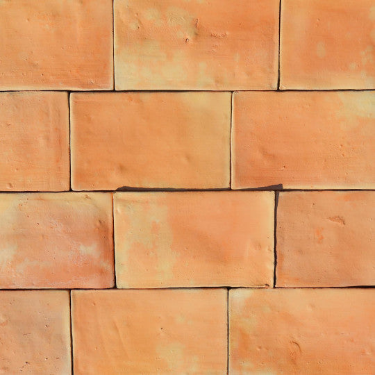 Tomette en terre cuite de réédition - 22x36cm - 20mm - Rectangle - Moulée main